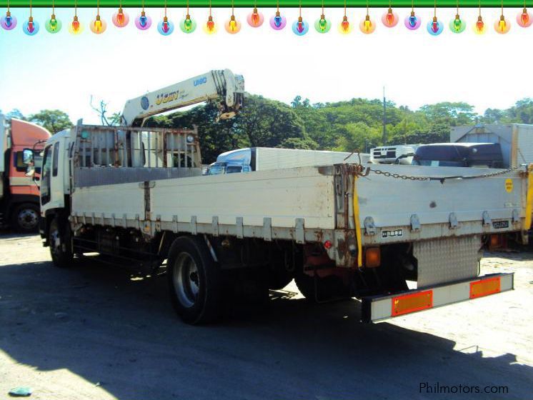 Isuzu Forward Dropside Cargo With Crane in Philippines