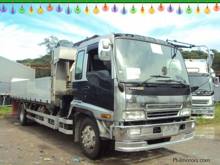 Isuzu Forward Dropside Cargo With Crane in Philippines