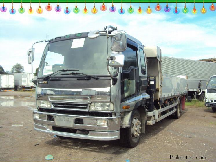 Isuzu Forward Dropside Cargo With Crane in Philippines