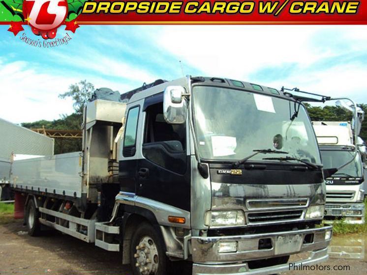 Isuzu Forward Dropside Cargo With Crane in Philippines