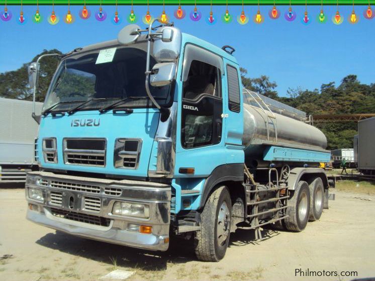 Isuzu Gigamax Stainless Tanker 8KL in Philippines