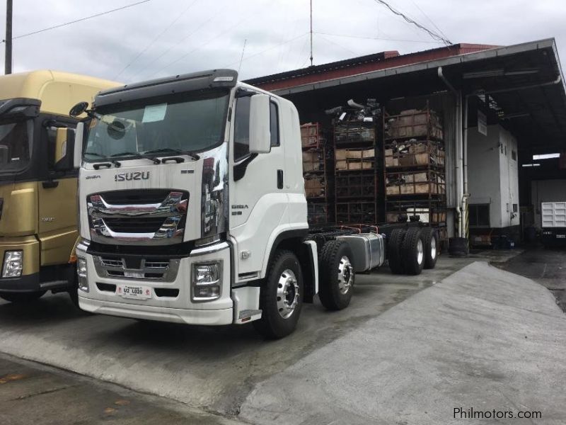 Isuzu giga cyh 8x4 12wheel cab & chassis rigid truck new for sale sinotruk howo shacman dongfeng faw in Philippines