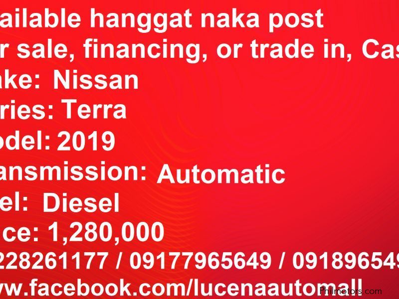 Nissan Terra VE automatic Lucena City in Philippines