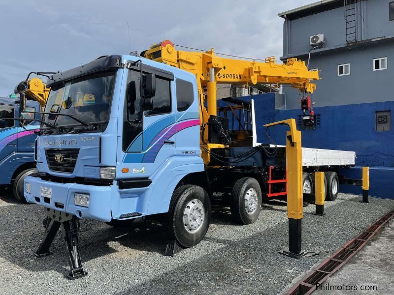 Daewoo 17 Tons Boom Truck/ Cargo Crane Truck in Philippines