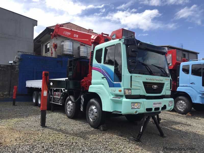 Daewoo 19 Tons Boom Truck/ Cargo Crane Truck in Philippines