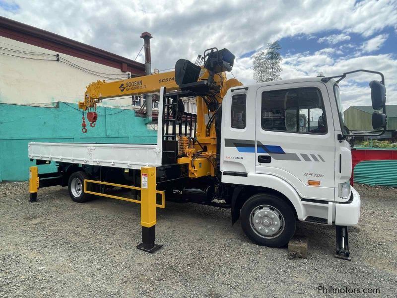 Daewoo 7 Tons Boom Truck/ Cargo Crane Truck in Philippines