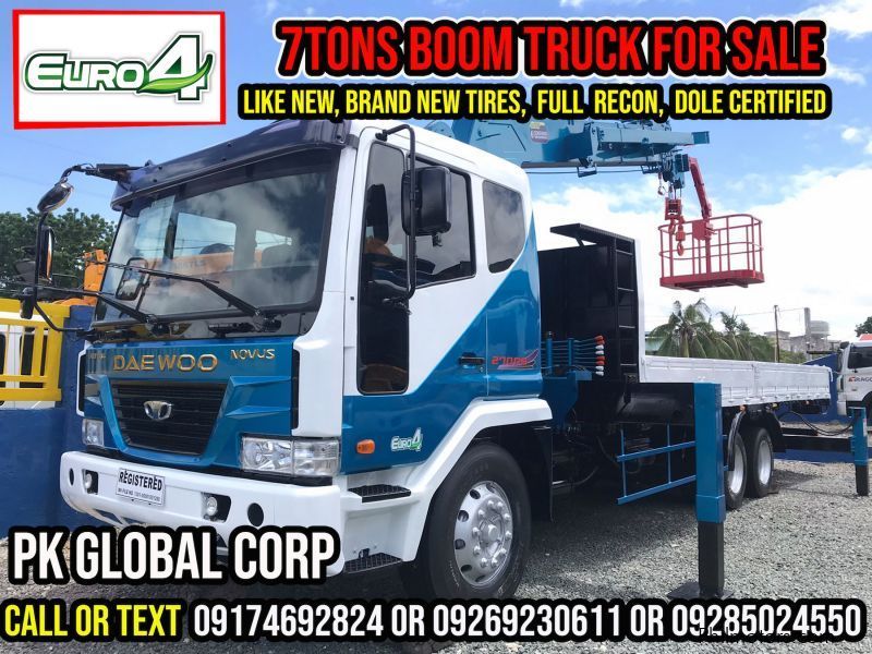 Daewoo 7 tons boom truck - euro4 in Philippines