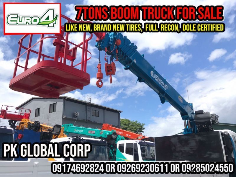 Daewoo 7 tons boom truck - euro4 in Philippines