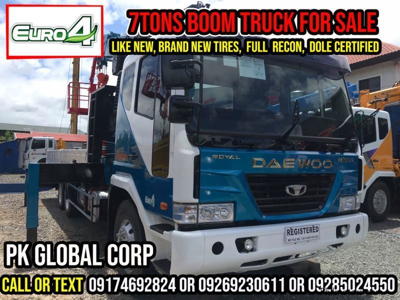 Daewoo 7 tons boom truck - euro4 in Philippines