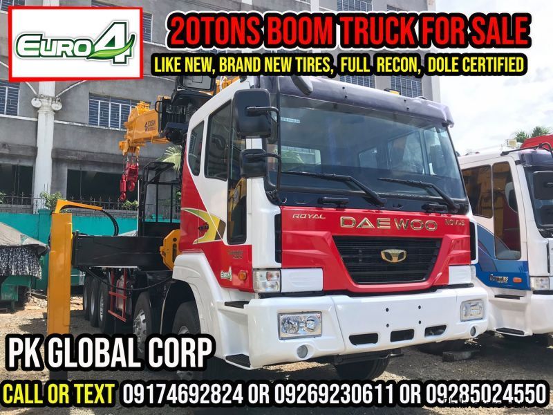 Daewoo Boom truck 20 tons in Philippines