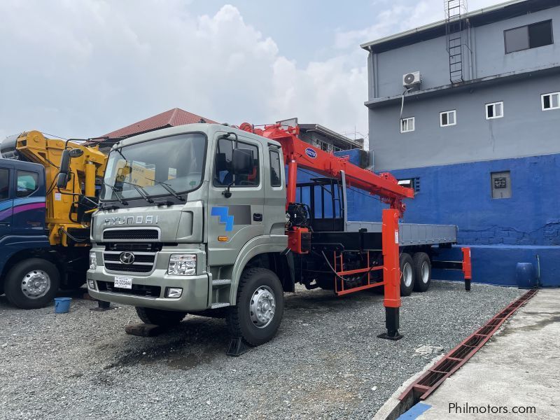 Hyundai 10 tons boom truck in Philippines