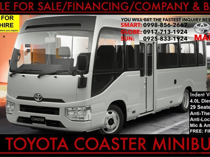 Toyota Coaster Minibus MT Philippines in Philippines
