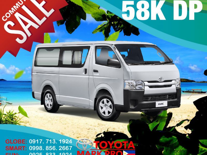 toyota hiace commuter diesel for sale