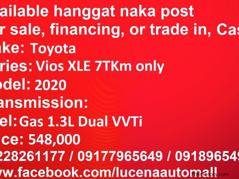 Toyota Vios MT Lucena City  in Philippines