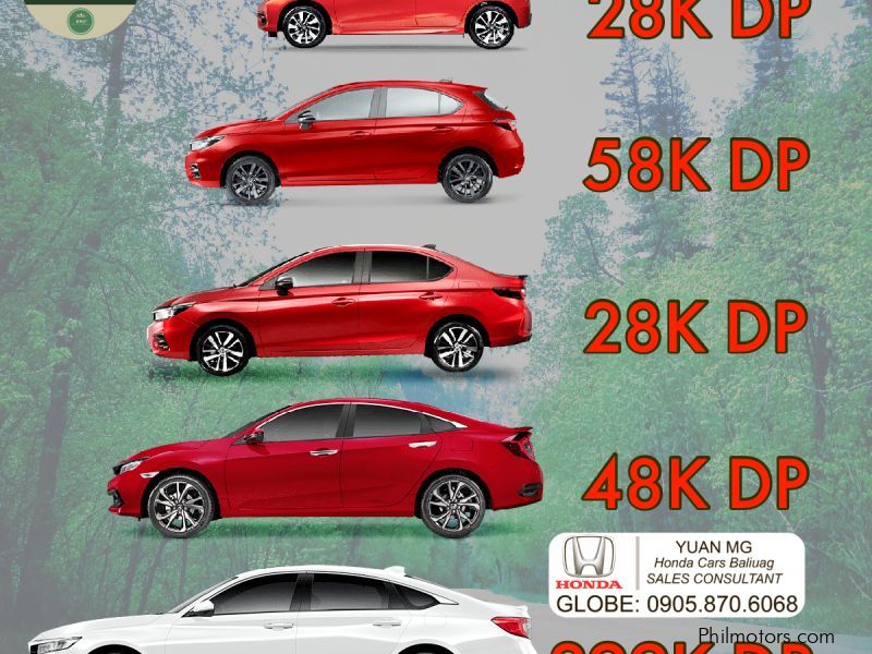 Honda City GN V DOHC CVT Lowest Down Lowest Monthly, Call Honda Bulacan: 0905.870.6068 in Philippines