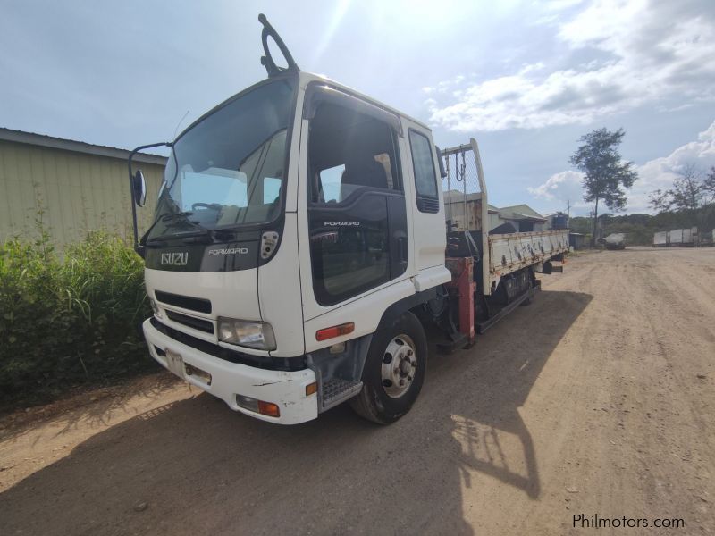 Isuzu FORWARD FRR DROPSIDE W/BOOM in Philippines