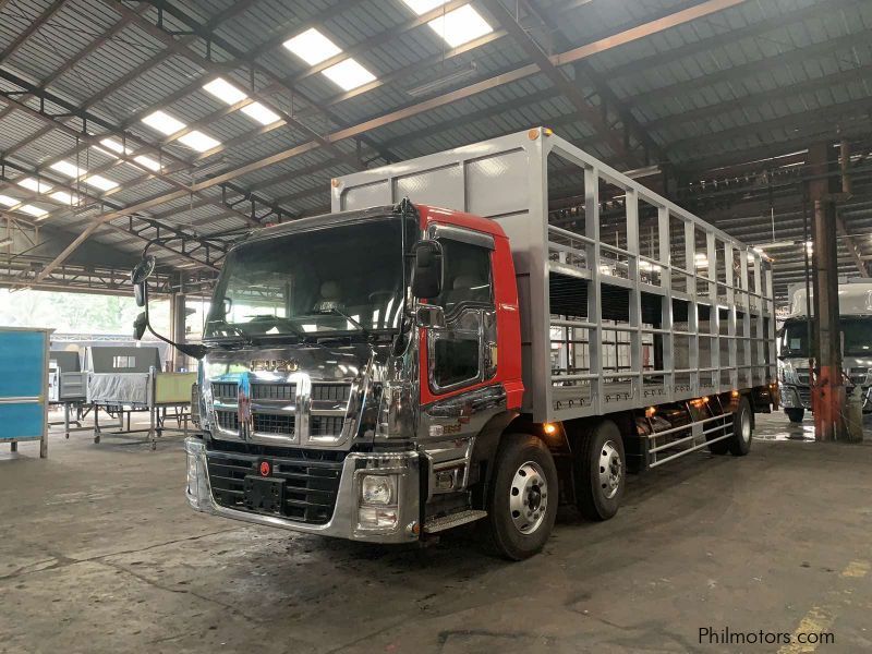 Isuzu double decker with tail power lifter 8-wheel,  6uz1 6-cylinder diesel engine in Philippines