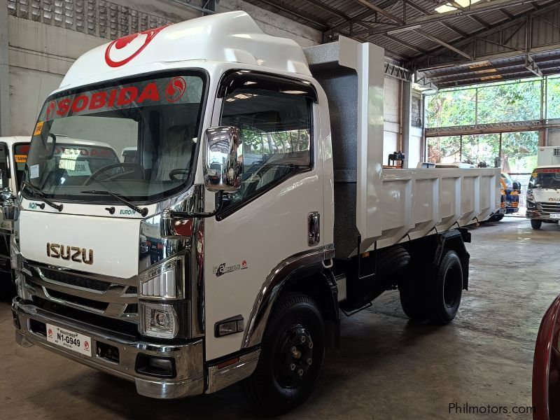 Isuzu elf surplus remanufactured 700nqr semi high side quarry type dump truck in Philippines