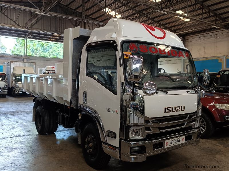Isuzu elf surplus remanufactured 700nqr semi high side quarry type dump truck in Philippines