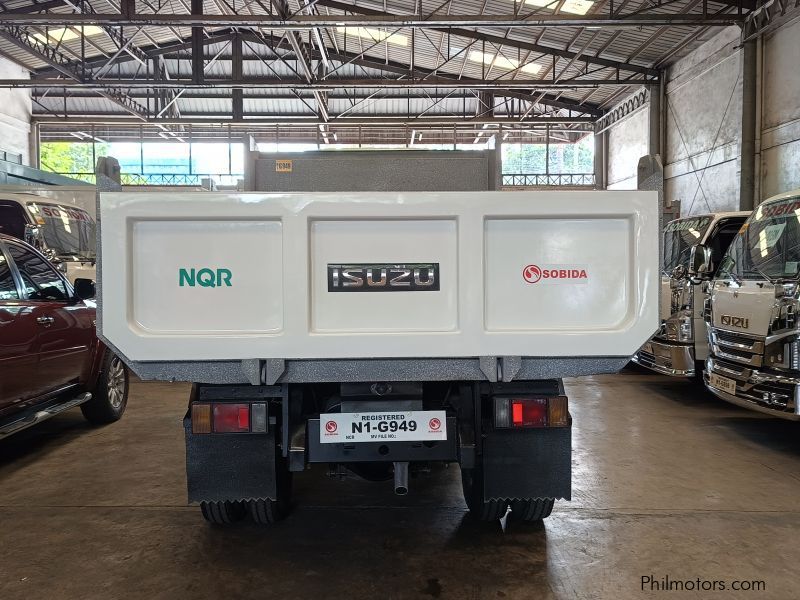 Isuzu elf surplus remanufactured 700nqr semi high side quarry type dump truck in Philippines