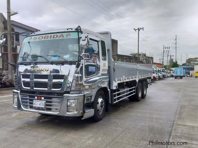 Isuzu giga sobida surplus cargo truck 6uz1 6-cylinder diesel engine, aluminum high side sobida bb 88 in Philippines