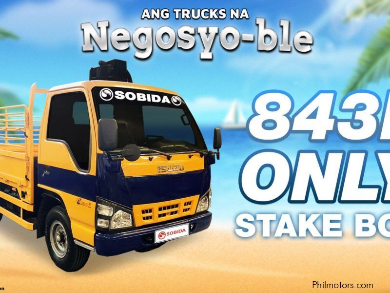 Sobida isuzu elf reconditioned nkr surplus dropside with stakebody  n-series canter 300 series tornado in Philippines