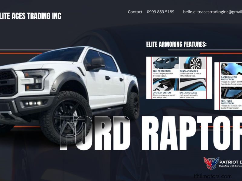 New Ford Ranger Raptor Bulletproof and Armored | 2024 Ranger Raptor ...