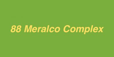 88 Meralco Complex