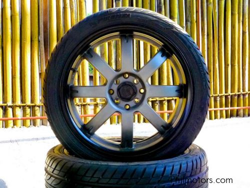 Used Mag Wheel and Tires Complete Set for sale in Pampanga