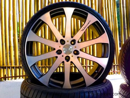 Used Mag Wheel and Tires Complete Set for sale in Pampanga