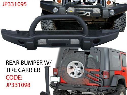Used jeep wrangler rubicon AEV copy bumpers with tire carrier for sale in Pasig City