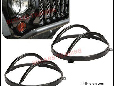 Used Jeep wrangler rubicon headlight and parklight cover for sale in Pasig City