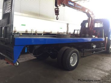 Pre-owned Isuzu Forward  6HE1 Boom Truck Unic 3 Step Crane Selfloader for sale in 