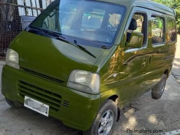 Pre-owned Suzuki Suzuki Multicab 4x2 Bigeye Van Automatic Drive Spoilor Deep Green for sale in 