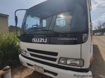 Pre-owned Isuzu FORWARD FRR DROPSIDE W/BOOM for sale in 