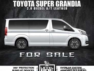 Pre-owned Toyota Super Grandia Leather Bulletproof for sale in 