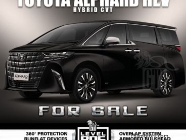 Pre-owned Toyota Alphard HEV CVT Black Armored for sale in 