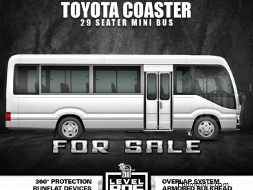 Pre-owned Toyota Coaster Armored  for sale in 
