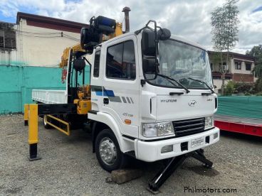 Pre-owned Hyundai 7 Tons Boom Truck/ Cargo Crane Truck for sale in