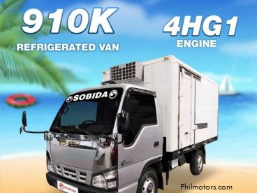 Pre-owned Sobida Sobida Isuzu Elf surplus Refrigerated Van Truck n-series canter 300 series tornado for sale in