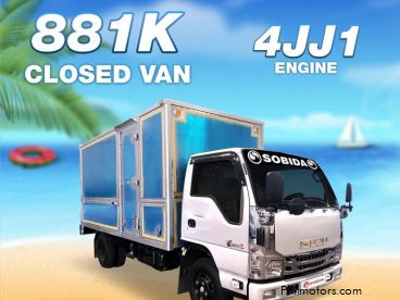 Pre-owned Isuzu elf sobida nkr reconditioned surplus aluminum closed van (acv) rivetless n-series canter 300 series tornado for sale in