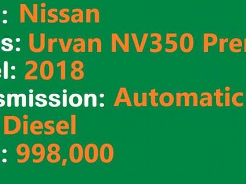 Nissan Urvan NV350 Premium Lucena City in Philippines