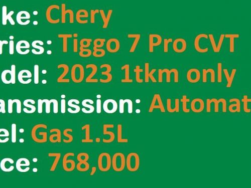 Chery Tiggo 7 pro in Philippines
