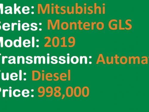 Mitsubishi Montero GLS in Philippines