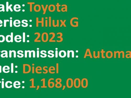Toyota Hilux G 4x2 AT in Philippines