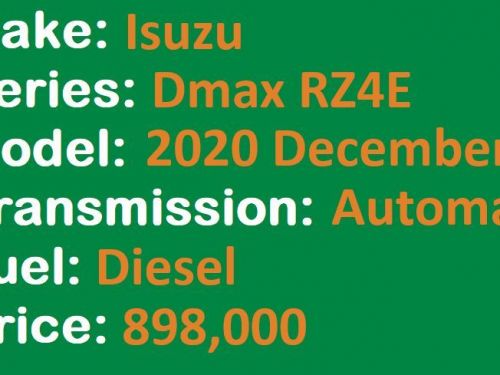 Isuzu Dmax RZ4E automatic Lucena City in Philippines
