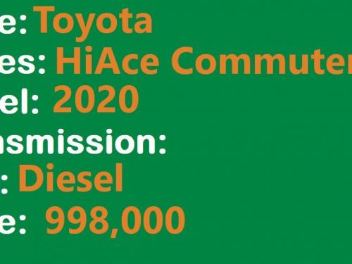 Toyota Hiace Commuter Van 3.0L Lucena City in Philippines