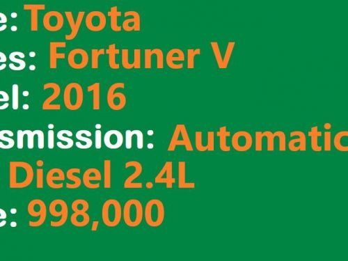 Toyota Fortuner V AT Lucena City in Philippines