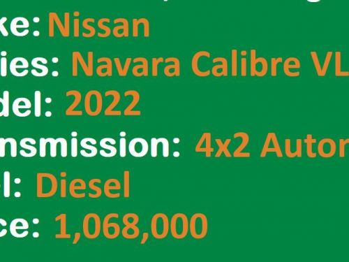 Nissan Nissan Navara Calibre VL 4x2 Automatic Lucena City in Philippines
