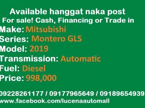 Mitsubishi Montero GLS Automatic Lucena City in Philippines